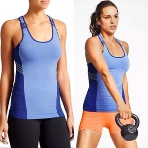 Athleta Sapphire Colorblock Accelerate Tank Sz XS
